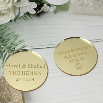 Personalized Acrylic Henna Tags 1