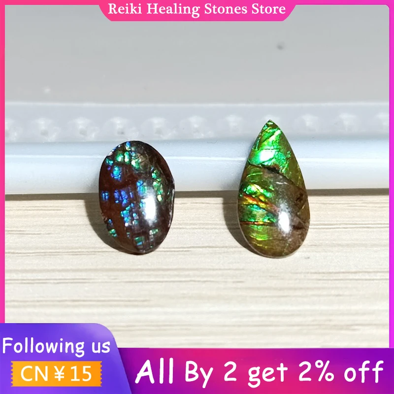 Natural Ammolite Bare Chakras Healing Brilliant Stone Craft Loose Gemstone Fossil DIY Jewelry Decor Accessories Genuine | Дом и сад