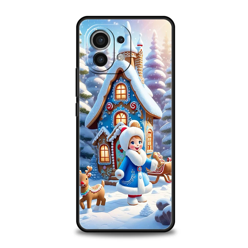 Neujahr Weihnachten Handyhülle für Xiaomi Mi 15 14 13 12 11 Ultra 14T 13T 12T 11T 10T Pro Lite 5G stoßfeste Silikonkappen – Detail 5