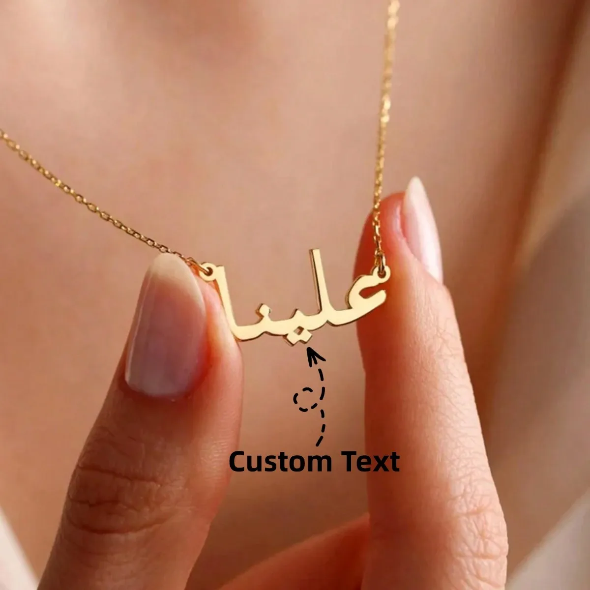 Collana Personalizzata Con Nome Custom4U - Acciaio Inossidabile 316L, Catena 40+5cm, Colore Argento - Gioiello Con Nome Per Donna, Sposa, Fidanzata, Mamma - Regalo Con Scatola - 4