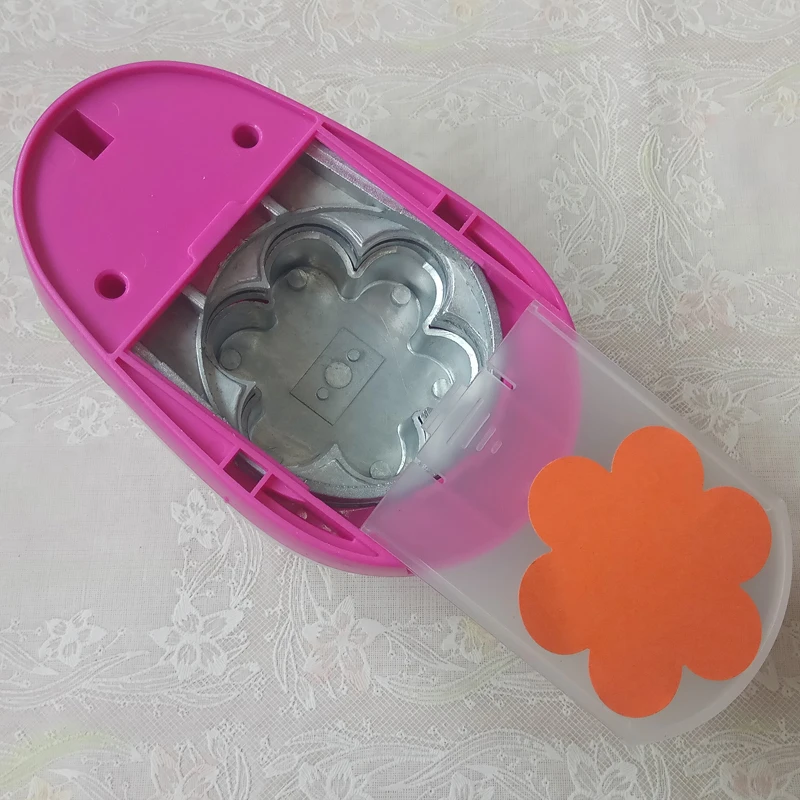 7.5cm 5.0cm 3.8cm 2.5cm 1.5cm flower craft punch Scrapbooking school Paper Puncher eva hole punch 6 petal cutter paper craft punch paper punch hole punching tools paper cutter