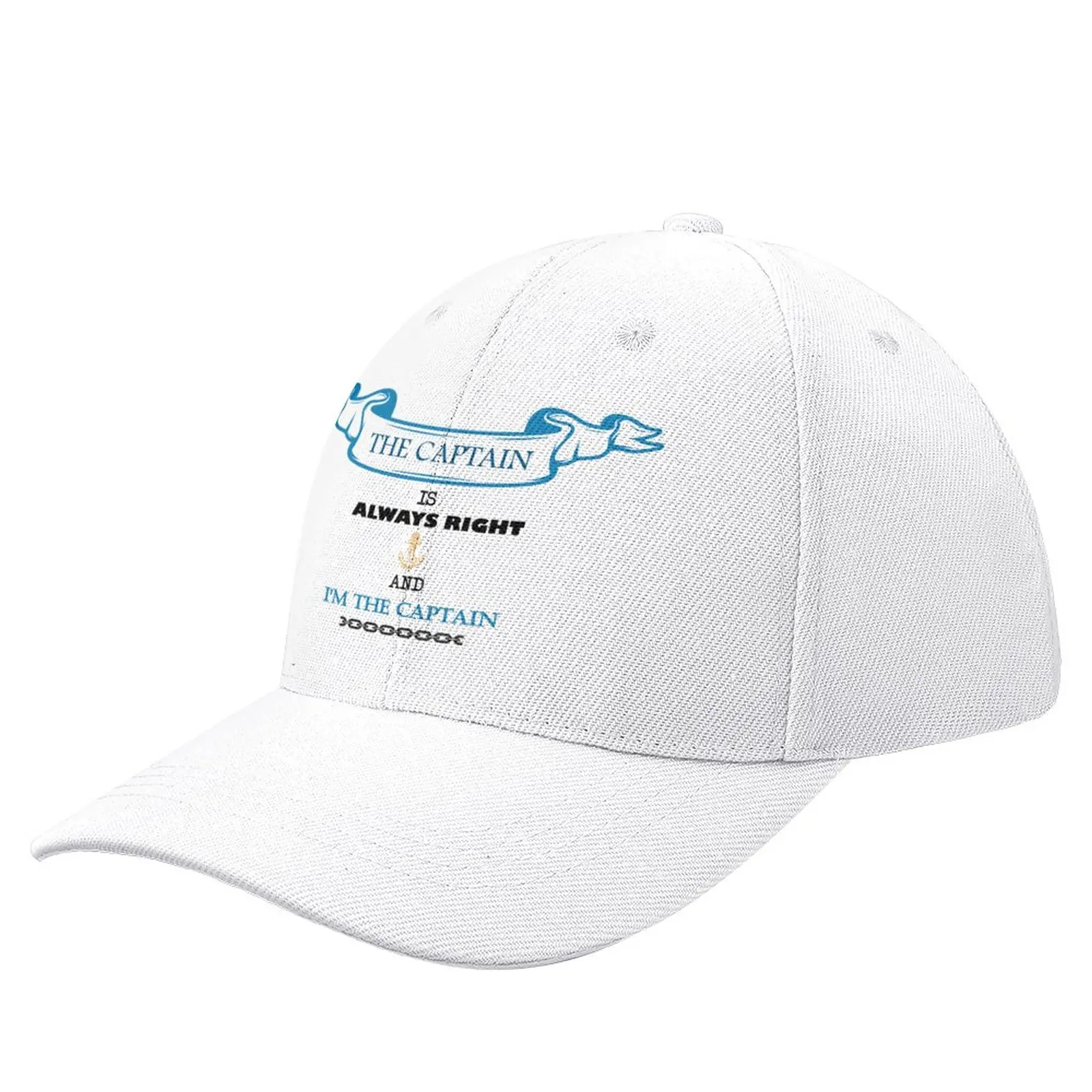 

The Captain is Always Right and I'm The Captain - Funny Boating Sailor Captain Lovers Baseball Cap |-F-| Icon Hat Men'S Women'S