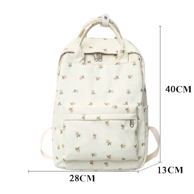 Fashion Cute Girls Schoolbag Flowers Design Women Travel Mochila Student Bookbag for Teenager Rucksack Kawaii Backpack