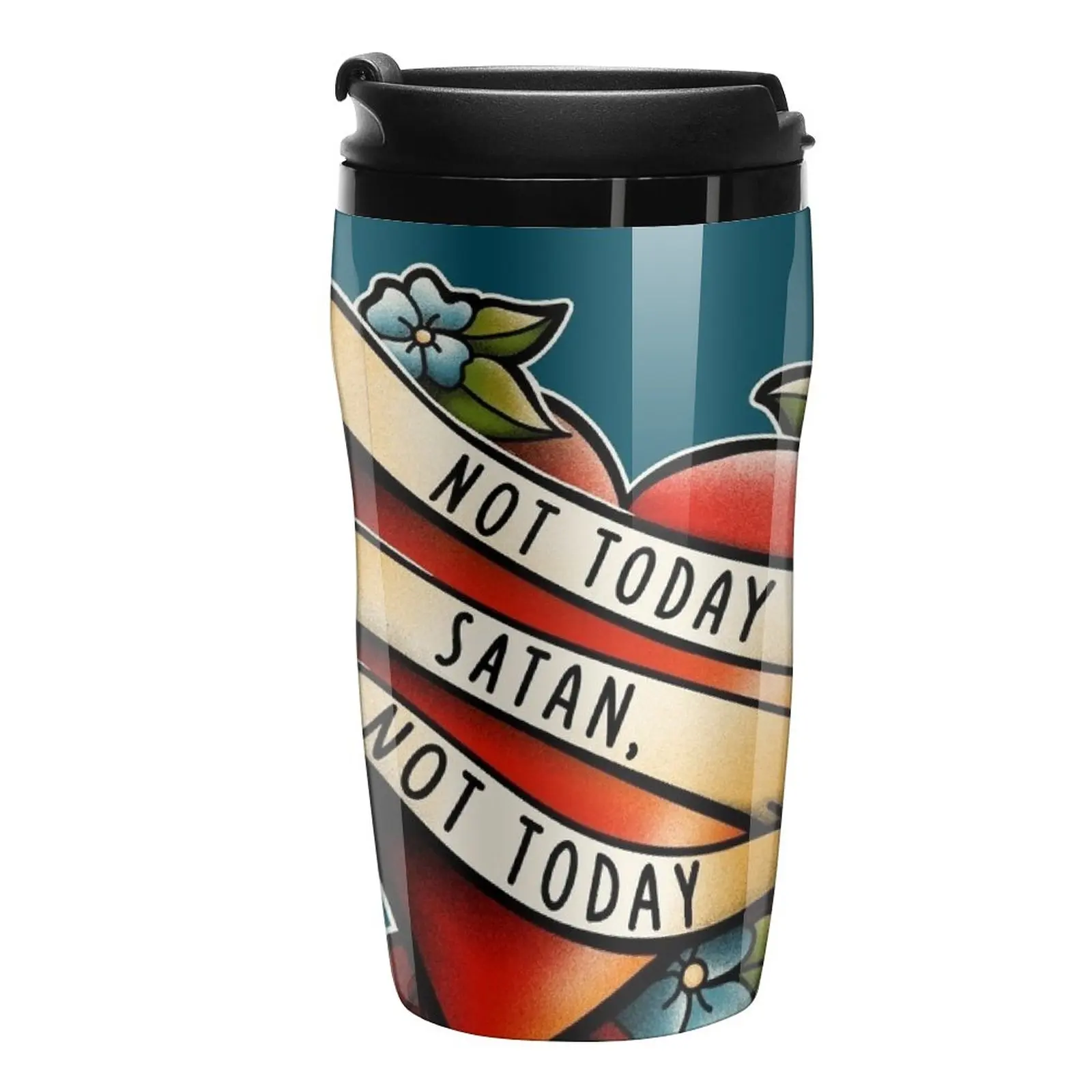 

New Not Today Satan Travel Coffee Mug Espresso Coffee Cup Cups Coffee