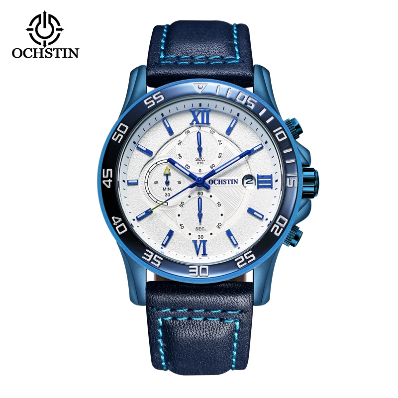 Ochstin original brand new pilot series casual simple multi-functional quartz movement luminous men's quartz watch