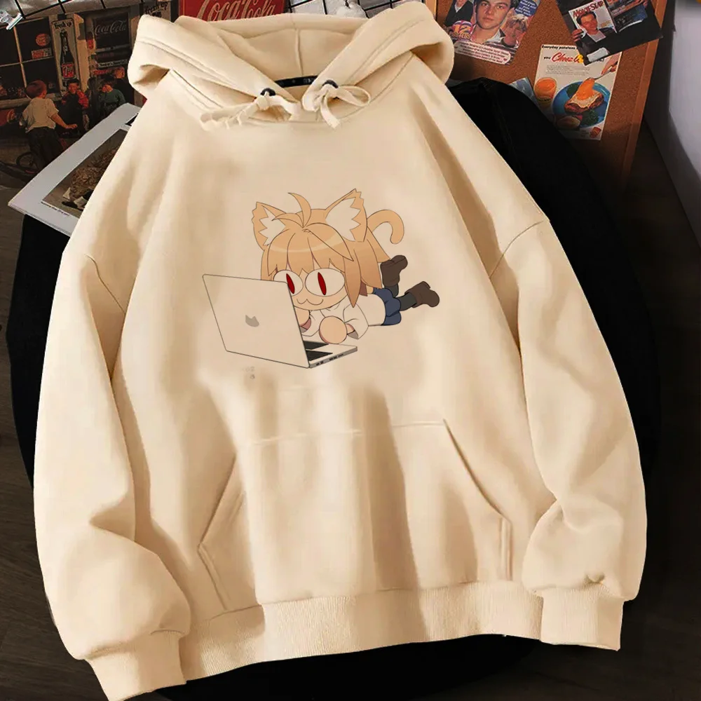 

Neco Arc hoodies women aesthetic Fleece Kawaii japanese sweatshirts tracksuit women Fleece sweater