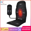 Massager Chair Pad Electric Heating Vibrating Cervical Neck Back Body Cushion Massag for Car Home Lumbar Mattress 1