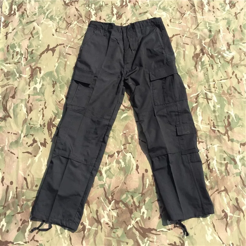Army Combat Uniform Tactical Pants Mens Outdoor Training Work Wear Casual Trousers Multi-pockets Camouflage Military Cargo Pants