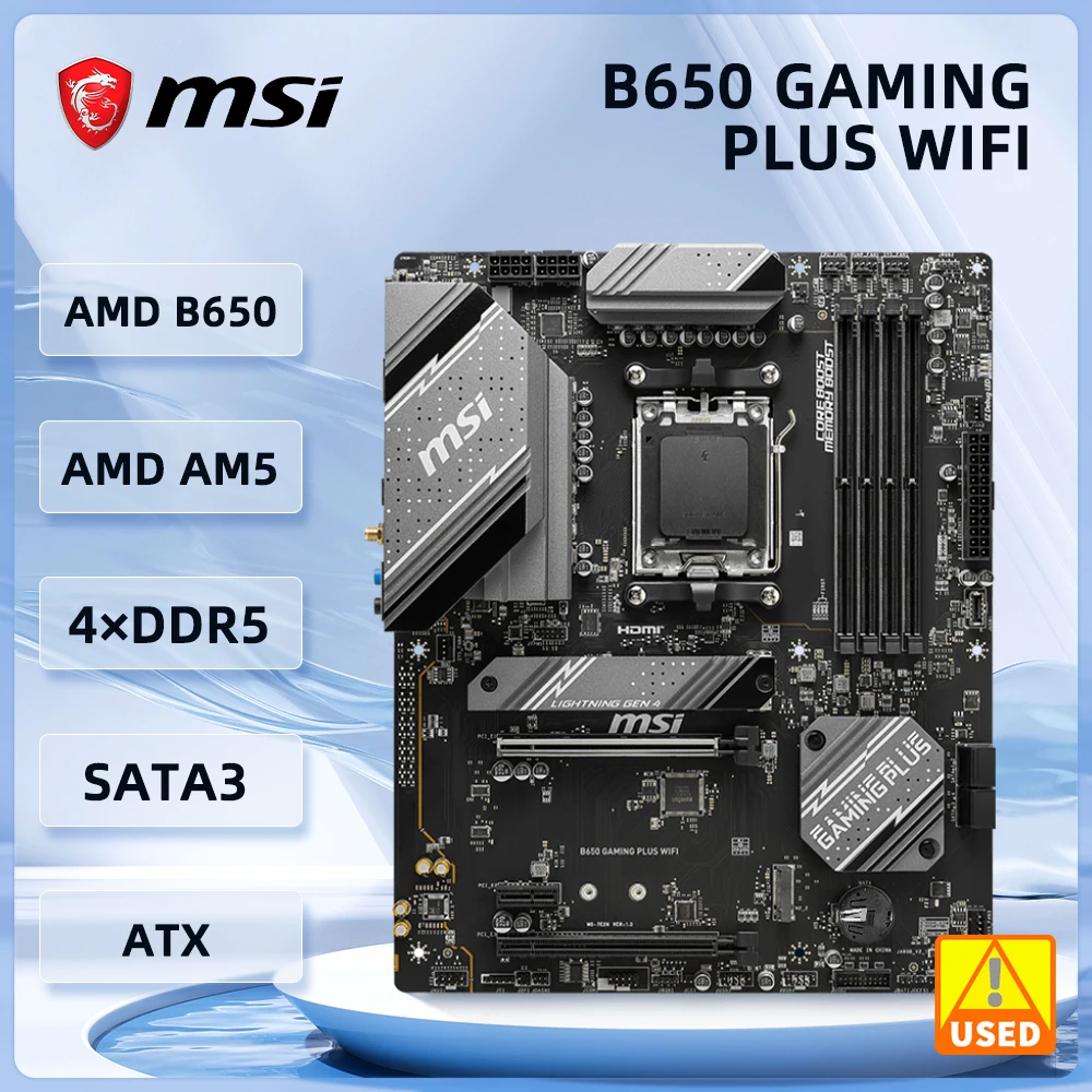 MSI B650 GAMING PLUS WIFI Motherboard AMD B650 Motherboard Socket