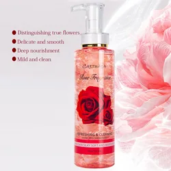 Long-lasting fragrance deeply nourishing cleansing moisturizing soothing skin oil-controlling amino acids rose petal shower gel