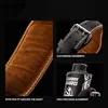 15CM Width Waist Support Sports Safety Belt Protection Fitness Deep Squat Hard Pull Weightlifting Belt PU Leather Fitness Belt 6