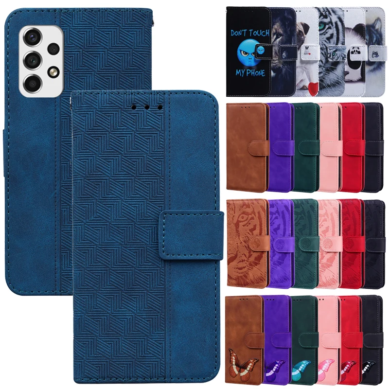 

Leather Case for Samsung Galaxy, Magnetic Flip Wallet Case, Card Slot Phone Case, A33, A 33, 5G, A336B