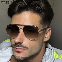 Lunettes de soleil oversize vintage ovales pour homme 2026 – Marque de luxe, style steampunk, pour la conduite en extérieur 2