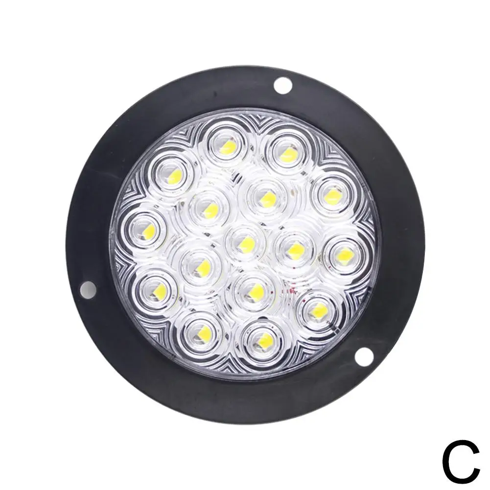 ตัวเลือกสินค้า ไฟท้าย LED 4 นิ้ว 16 ดวง 12V/24V สำหรับรถบรรทุก
