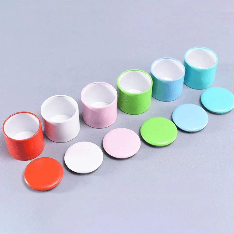 Small Metal Sealed Tea Tin Box Round Tinplate Portable Travel Tea Container Coffee Spices Sugar Storage
