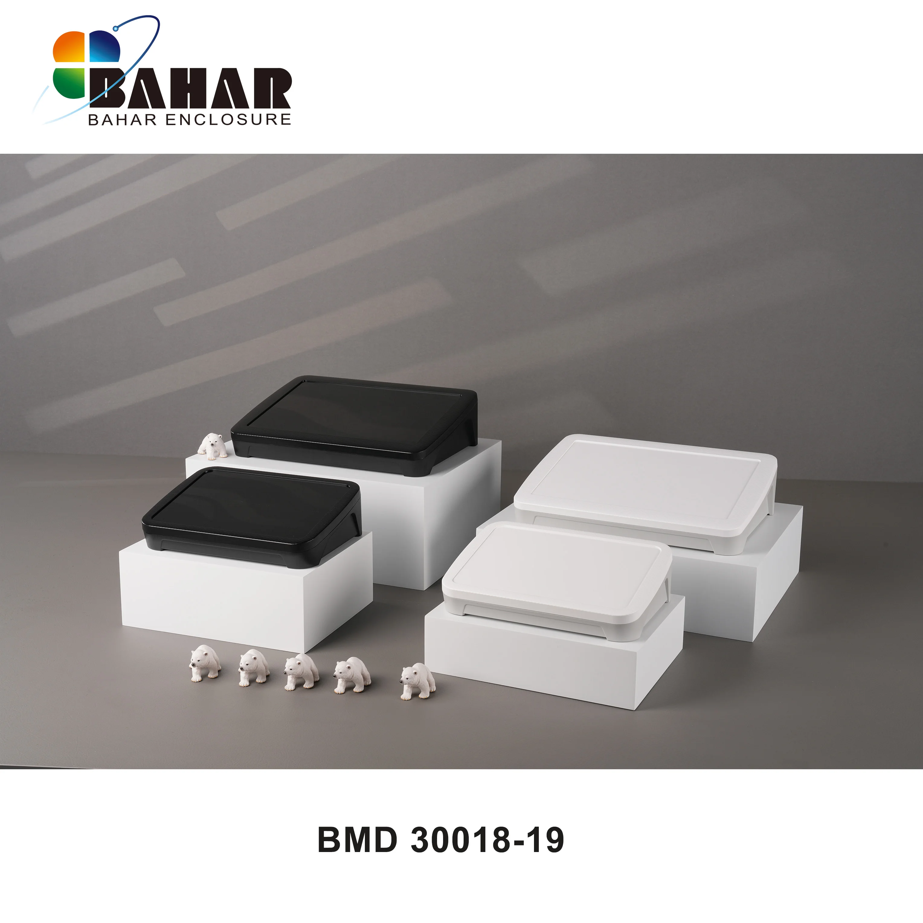 Bahar Brand Plastic Junction Box Habitação Desk-top Shell Caixa de Junção de Fio Modelo Bdc 30018 Plástico Abs