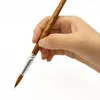 12pcs Round Paint Brushes Watercolor Brush Round Tip Artist Painting Brushes Professional Nylon Detail Paint Brush for Painting 3