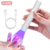 Portable Nail Dryer UV Led Lamp For Manicure Rechargeable Quick Dry Nails Gel Polish Drying Lamp Nail Art Tool Home Salon Use 1