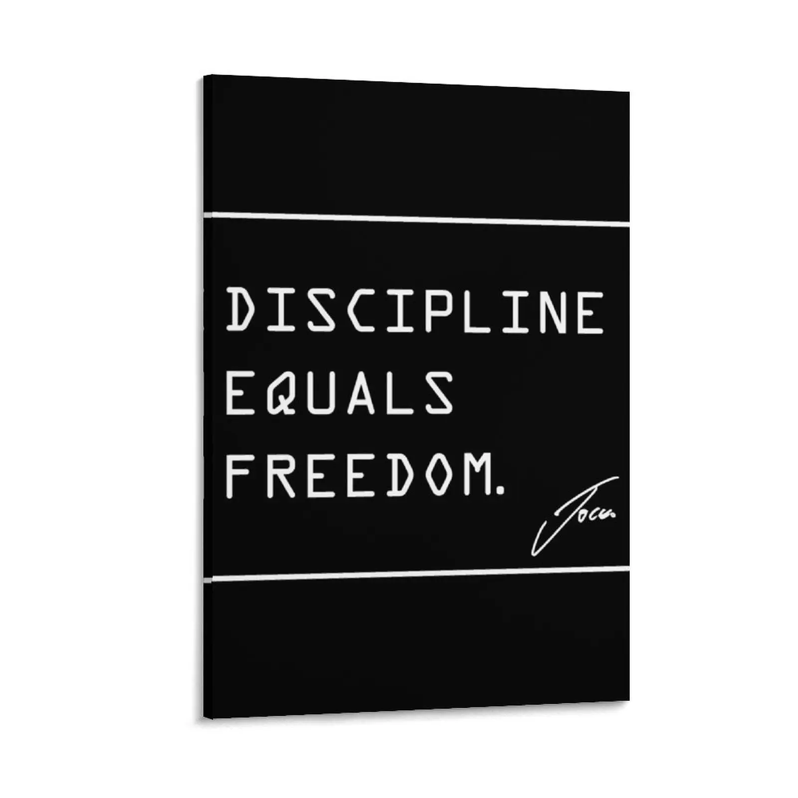

Discipline Equals Freedom - Jocko Canvas Painting Decor for room Paintings canvas wall art home decoration luxury
