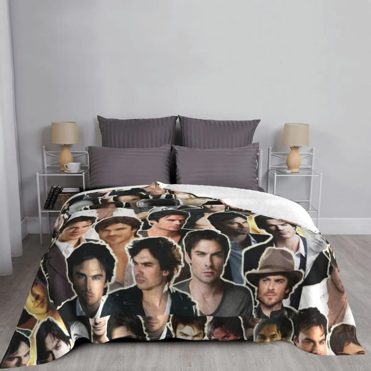 �̾� Somerhalder Damon �ü� �ڸ� ��� ��ȣ ���� �÷��� tvd �����̾� �޴�� ������ ������ ��� ħ�� ���� Bedspreads