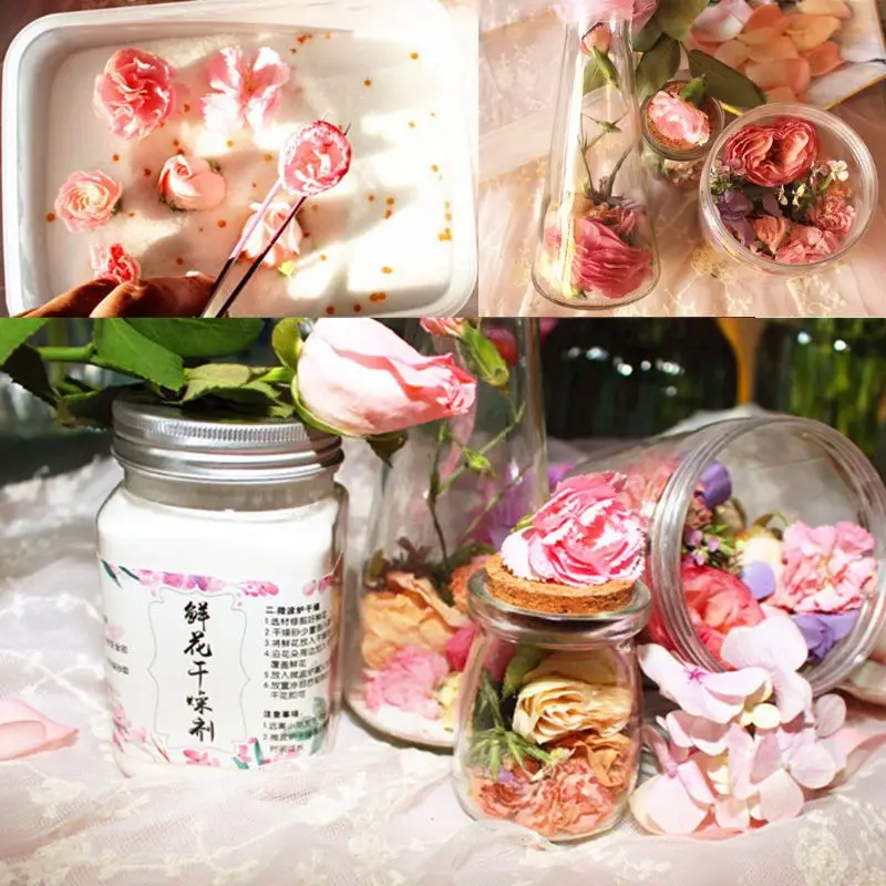 

K57A Silica Gel Flower Drying Compound with Fine Consistency DIY Art Craft 0.55 Pound Grade Moisture Absorbers Desiccant