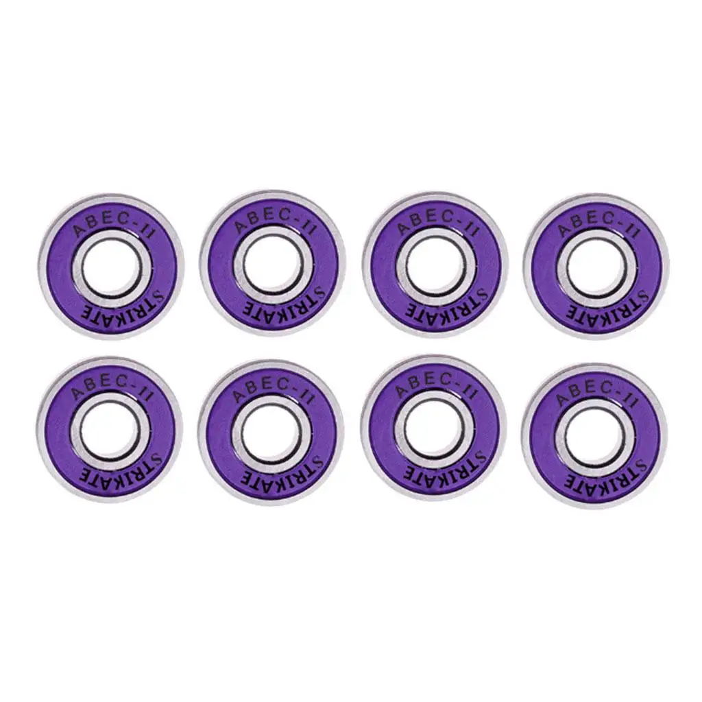 8 X Water Resistant 608 RS Skateboard Bearings Abec 9 Longboard Bearings for skateboard bearings