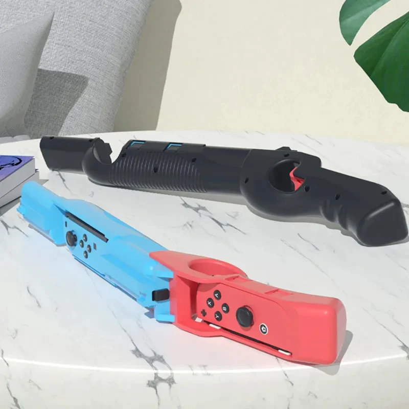 Game Gun Controller for Nintendo Switch/switch Oled Joycon Grip Call of Juarez Sniper Elite 3 Doom 4 Splatoon 3/2 fortnite light gun game accessory