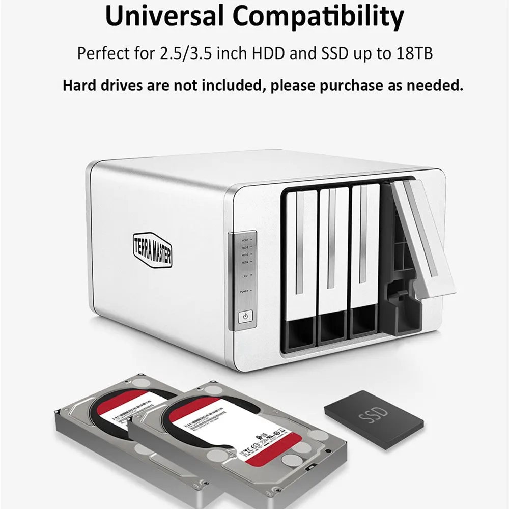 TerraMaster F5-422 新品NASエンクロージャー テラマスター