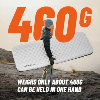 Naturehike 2026 Camping Air Mattress Ultralight 6.5 High R-Value Winter Warm 10cm Thicken Outdoor Portable Sleeping Mats Air Bed 1