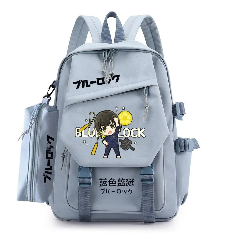 Blue Lock Anime Rucksack – Mit Charakter-Design, 44x30,5x16cm, Für Schule & Reisen