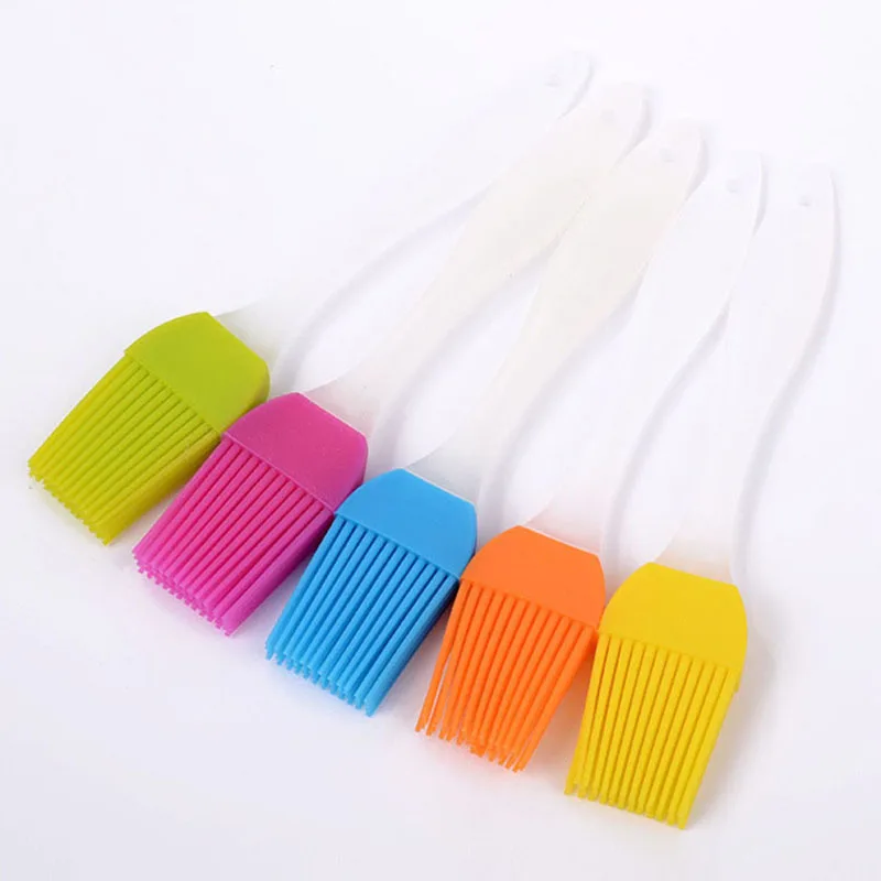 Silicone Baking Brush Bakeware BBQ Cake Pastry Bread Bakeware Oil Roast Cream Utensil Cooking Basting Tools Kitchen Gadgets silicone cake brush pastry brush