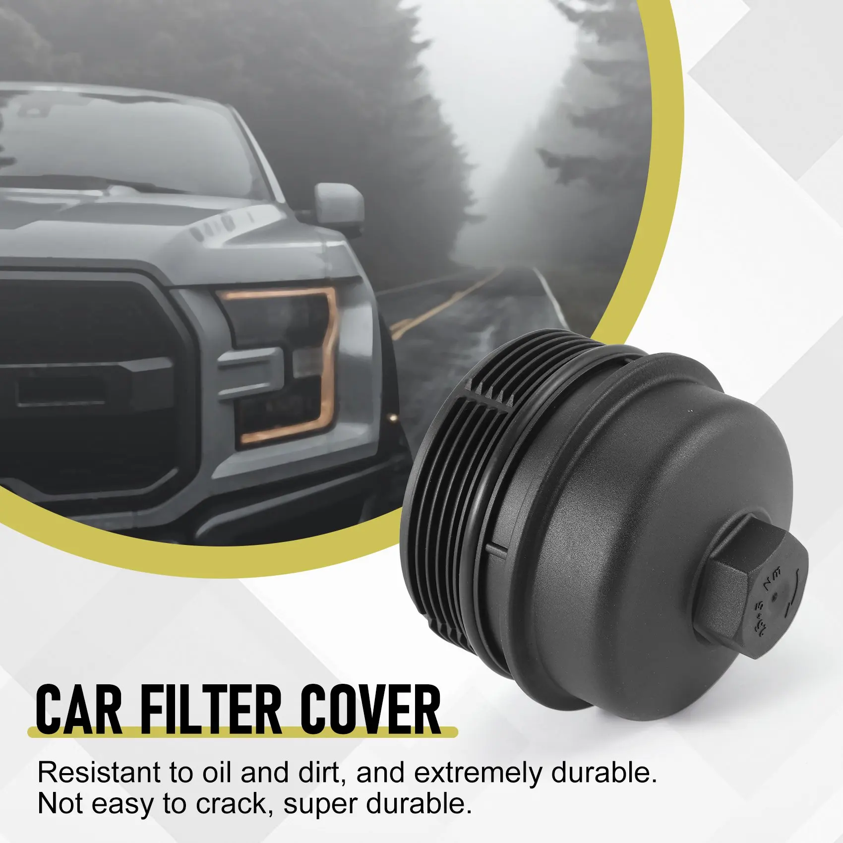 Oil Filter Housing Cap Cover BB3Q6737BA Automobiles Filters Cap Car Filter Cover for BT-50