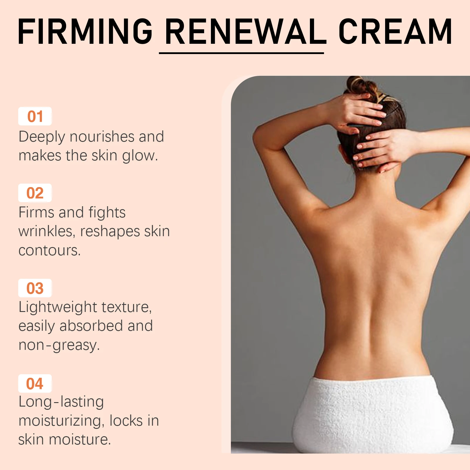 Oceaura Collagen Body Firming Anti Wrinkle Cream Whitening Lighten Improve Sagging Skin Repair Dryness Moisturizing Body Lotion 3
