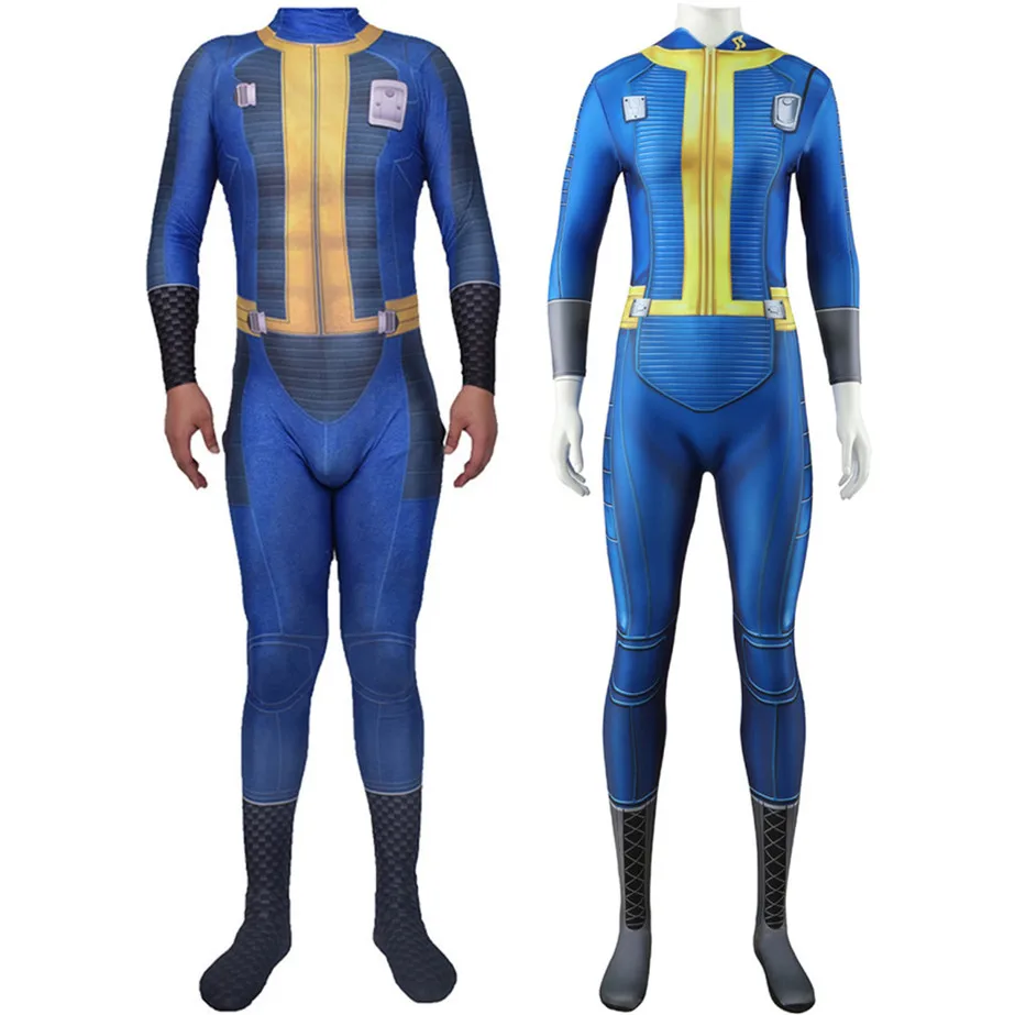 

CosDaddy Lucy MacLean Cosplay Costume Adult Overseer Hank Jumpsuit Bodysuit Suits Halloween Carnival Costume