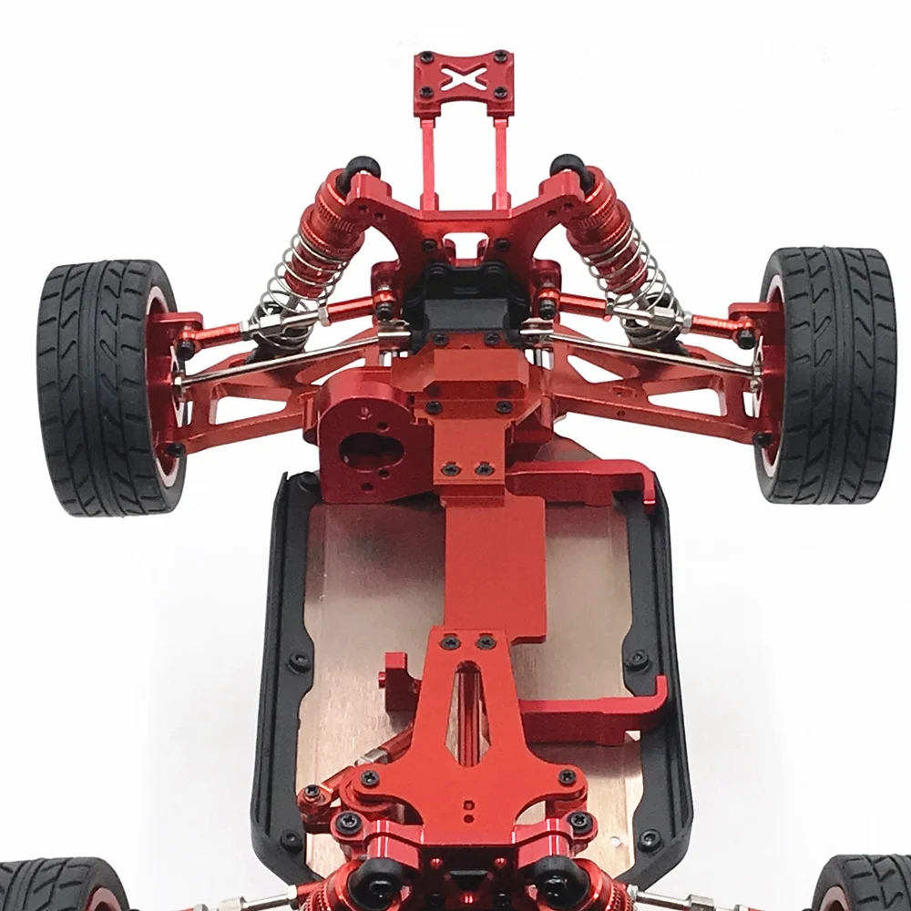 Engrenage et vis inclus avec le support moteur RC métal rouge