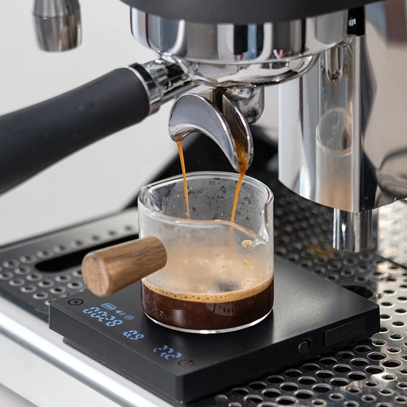 TIMEMORE Black Mirror Mini Pour Over Espresso With Brewing Flow Rate And Heat Insulation Pad Electronic Coffee Scale_voghion.com
