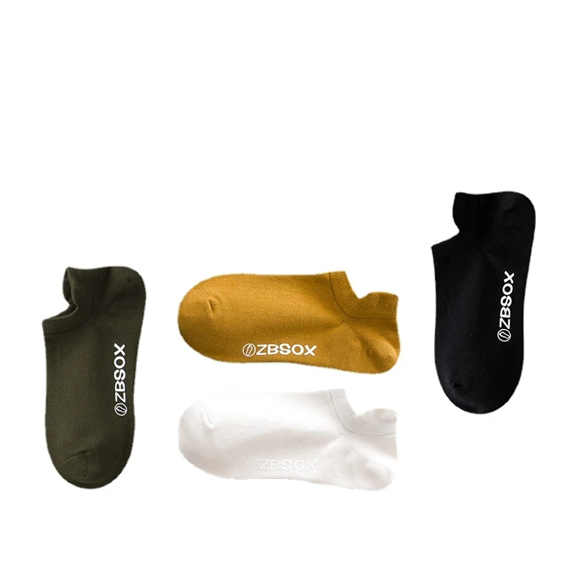 Socks Male Socks Short Sweat-Absorbent Low Cut Deodorant Spring, Autumn and Winter Short Socks Low-Top Sports Trendy Men's