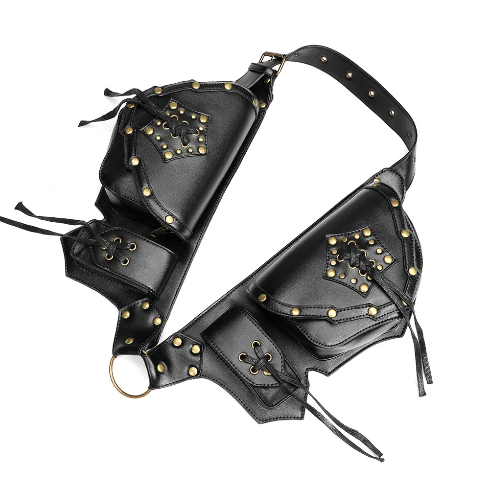 Women's bag Steampunk Men's Tactical Bag Outdoor Cycling Waist Bag Female Mobile Phone Bag Fanny Pack Belt Bag Bum Bag Chest Bag