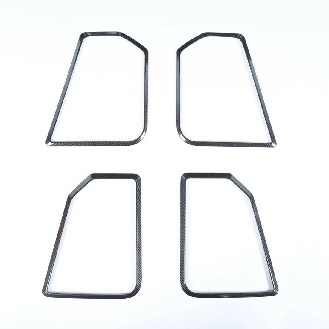 

Interior Door Speaker Trim Cover Frame ABS Accessories for Dodge Ram 1500 2010-2017 (Carbon