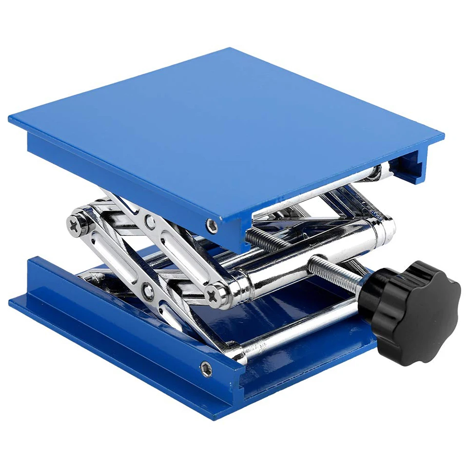 4'x4' Aluminum Router Lift Table Woodworking Engraving Lab Lifting Stand Rack Lift Platform Woodworking Benches Lifter