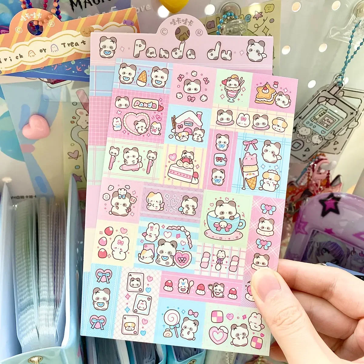 

Cute Elf Handbook Stickers Salt Ins Korean Goo Card Material Star Chasing Decoration
