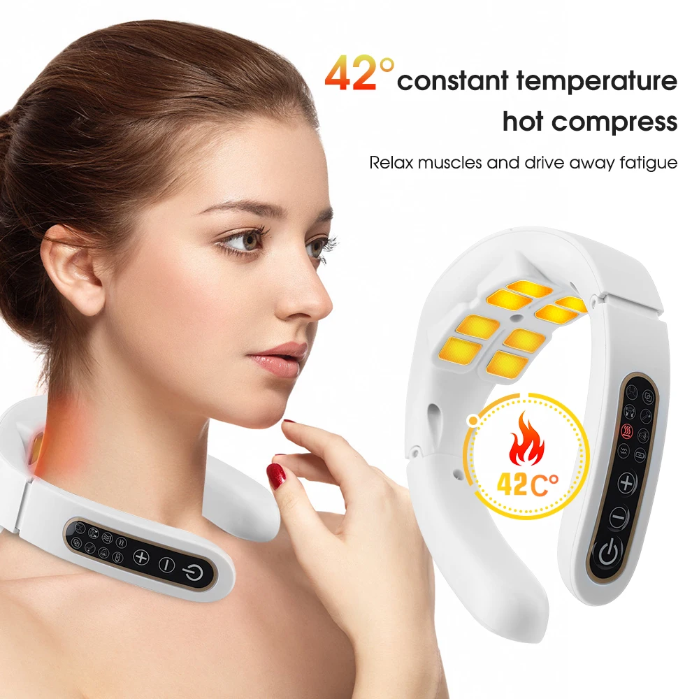 Neck Massage Intelligent Charging Heating Hot Pressing Pulse