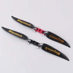 Premium Aircraft Folding Propeller Kit with Metal and Nylon Blades - 5MM Package (13x6.5 red 5mm)