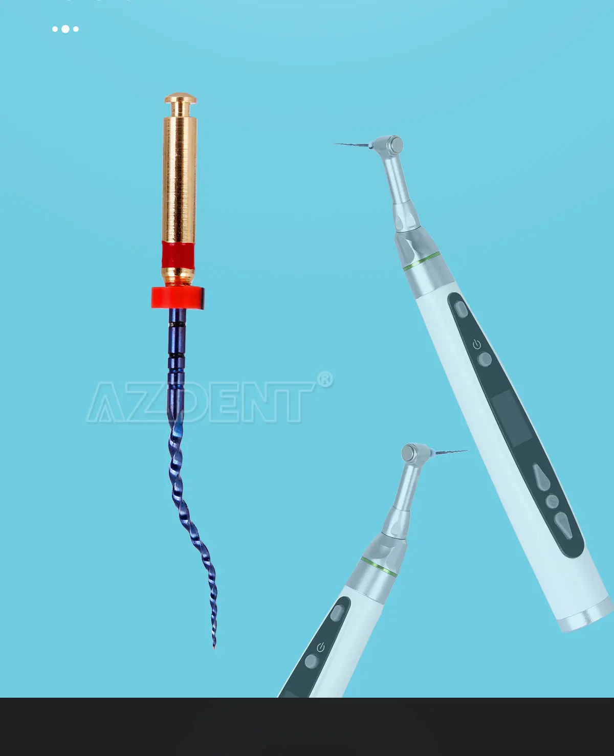 Azdent 6 teile/paket Dental motor verwenden Rotations feile Wärme aktivierte Kanal wurzel feilen 19mm/25mm SX-F3 zahn ärztliche Instrumente – Detail 5