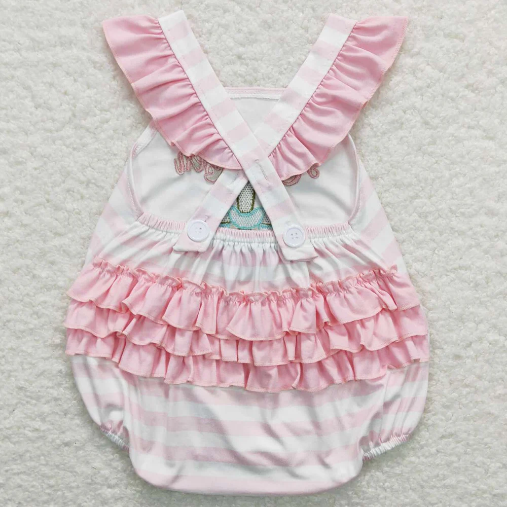Baby Girls Clothes Easter He Is Risen Embroidery Kids Sibling Clothing Girls Boys Boutique Outfit Match Baby Rompers kids clothing set