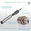 Rechargeable USB Electric Milk Frother Foamer Matcha Whisk Handheld Stainless Steel Foam Maker Egg Beater Coffee Blender Mixer 3