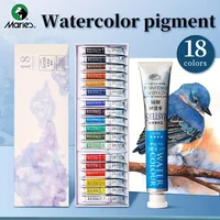 18 Colors Marie's Artist Watercolor Set,9ml/0.3oz,Rich Pigment,Easy to Blend for Comic,illustration,Decoration,Artists,Adults 1