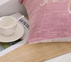 1 Pillowcase And 1 Pillow Core 35x60cm Embroidered Pillow With Hidden Zipper Set 4