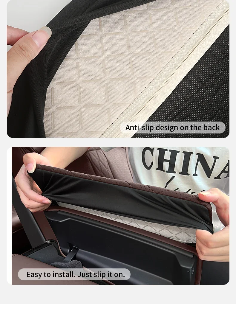 Car Armrest Cushion Cover Center Console Armrest Protector Pad For BMW F10 G11 X5 G05 X6 X7 G07 5 Series G30 G32 6GT Accessories