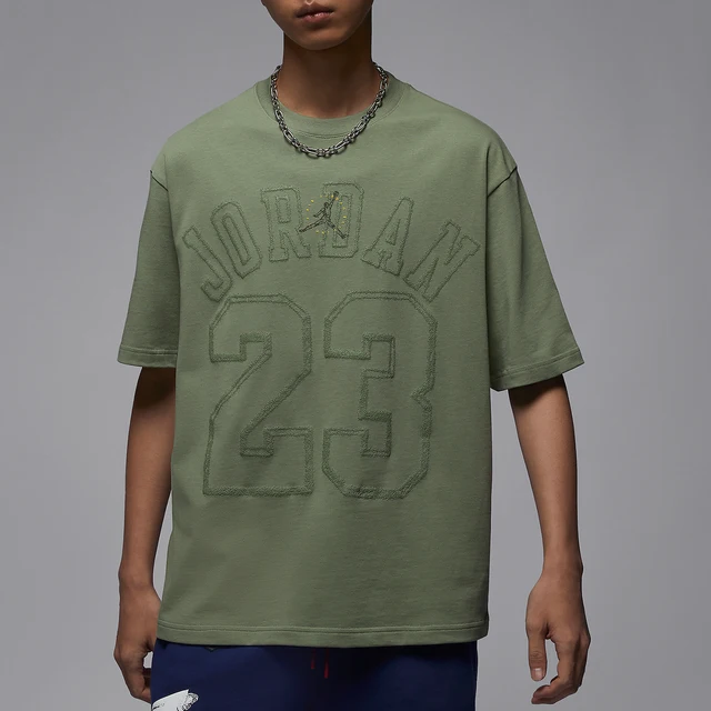 Nike officiel véritable Jordan hommes imprimé Simple quotidien doux à manches courtes T-Shirt HJ6542-386 1
